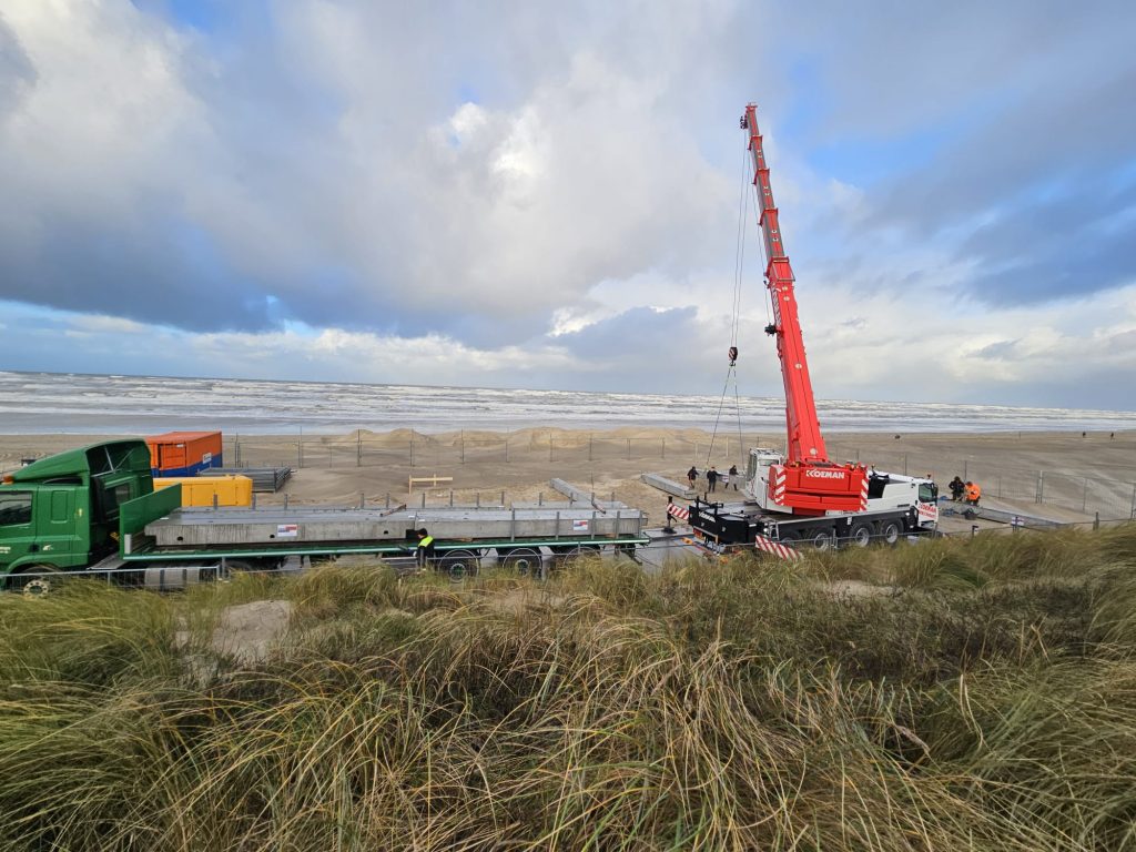 Funderingsbalken Reddingspost